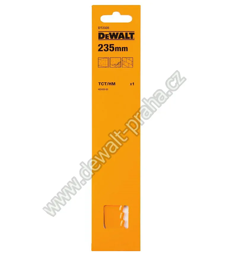 DT2335 DeWALT Pilový list 235 mm s destičkami karbidu wolframu