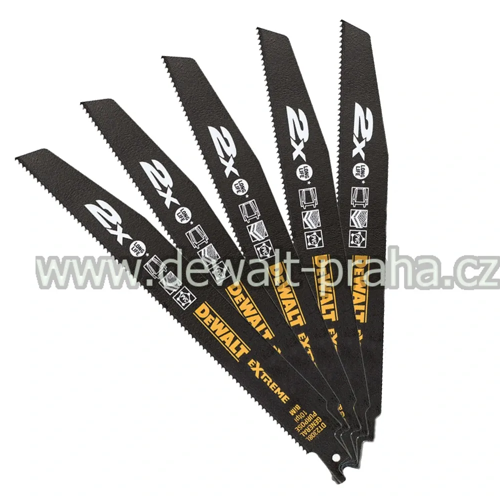 DT2308L DeWALT pilový list 228 mm na demoliční rychlé řezy 5ks