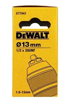 DT7043 DeWALT Rychloupínací sklíčidlo 13 mm - 1/2˝ × 20 UNF - kovové