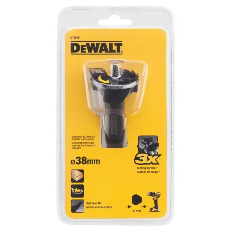 DT4579 DeWALT Vrták do dřeva - sukovník FORSTNER 38 mm 