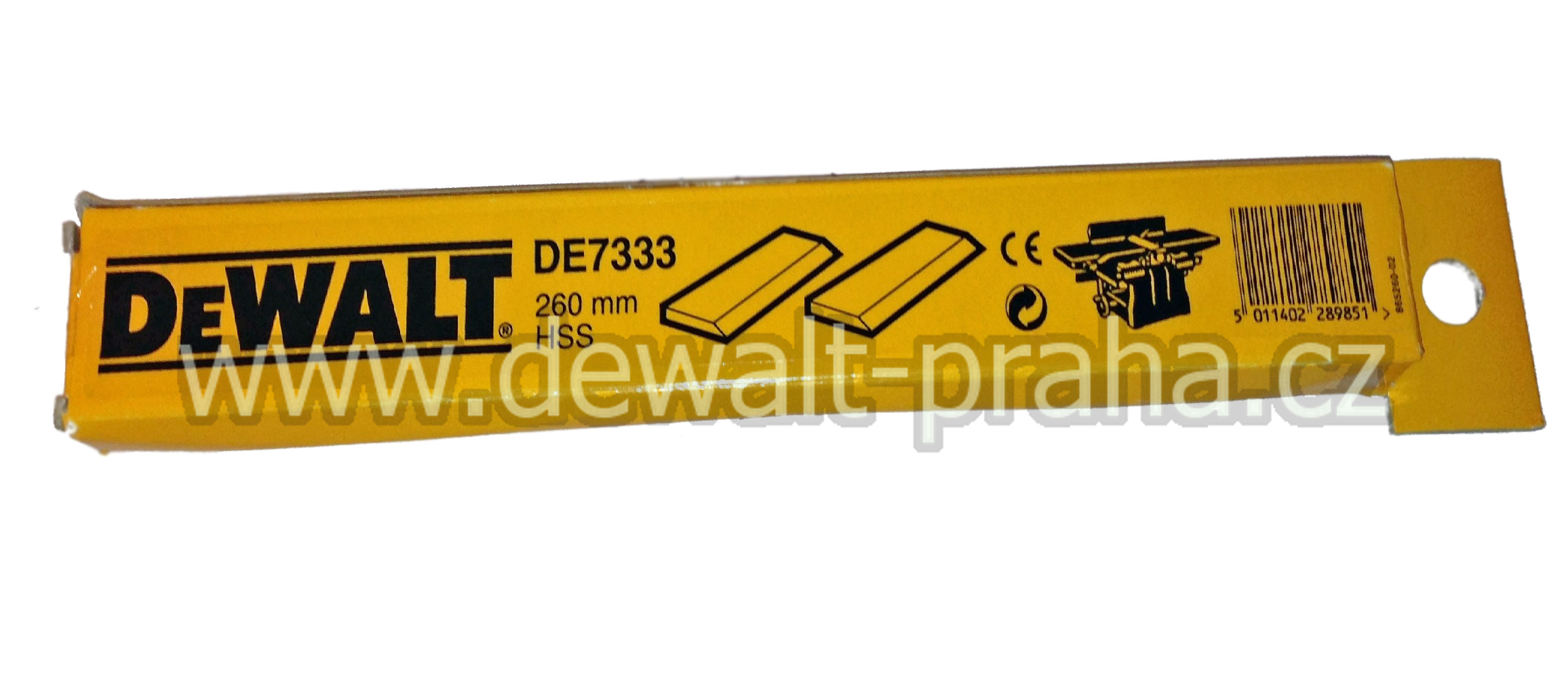 DE7333 DeWALT Hoblovací nože pro hoblovku D27300