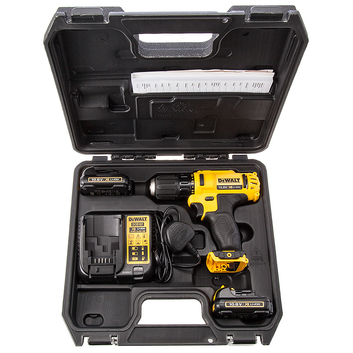 Uzavíratelný kufr DeWALT na aku vrtačku DCD710N, DCD710C2, DCD710D2