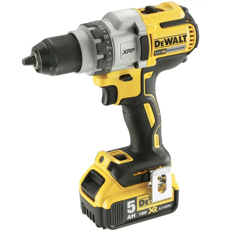 DCD991P2 DeWALT aku bezuhlíková vrtačka XRP 18V, 2x 5,0Ah
