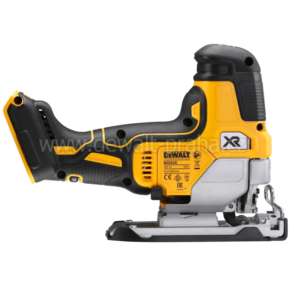 DCS335N DeWALT Aku bezuhlíková přímočará pila XR Li-Ion 18V, samostatný stroj
