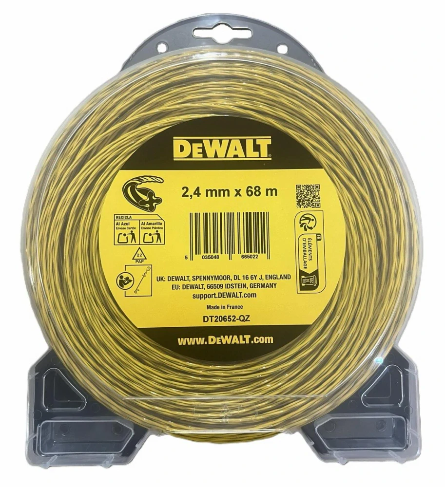 DT20652 DeWALT náhradní struna 2,4 mm x 68 m pro DCM571, DCM581