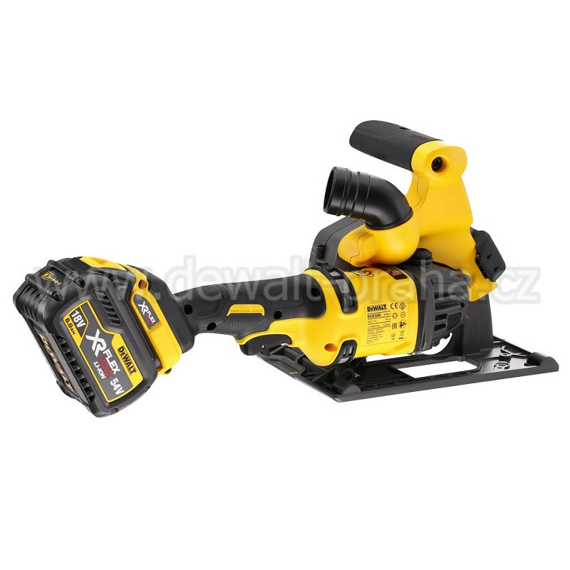 DCG200T2 DeWALT Aku drážkovačka do zdiva bezuhlíková 54V Flexvolt 2x 6,0Ah, TSTAK