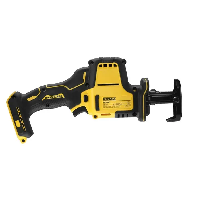 DCS369N DeWALT Aku mečová pila 18V, samosatný stroj