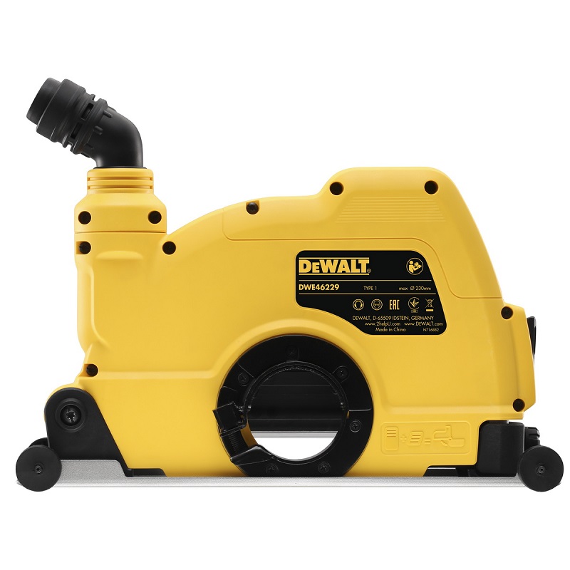 DWE46229 DeWALT ochranný kryt pro úhlové brusky 230 mm na odsávání