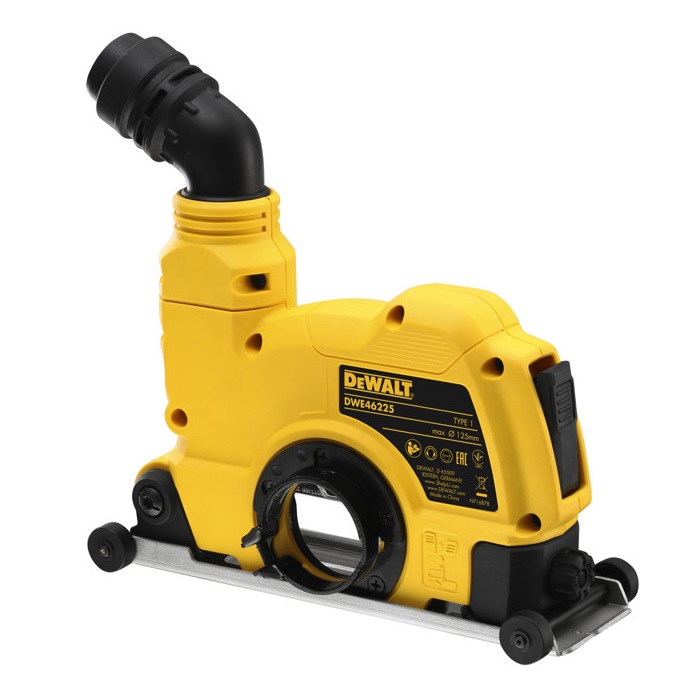 DWE46225 DeWALT ochranný kryt pro úhlové brusky 125 mm na odsávání
