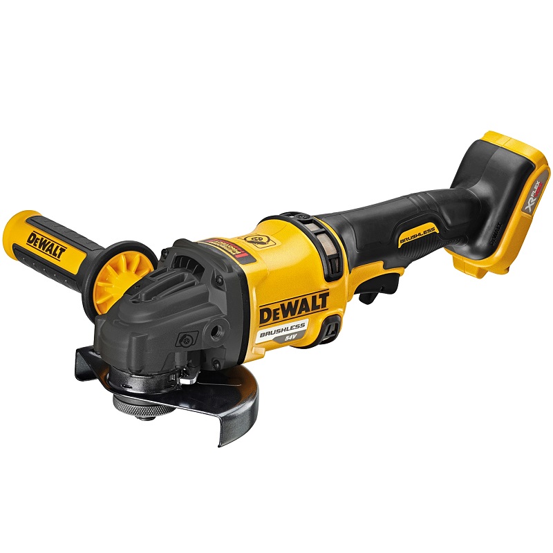 DCG418NT DeWALT Aku úhlová bruska 125mm XR FLEXVOLT 54V, samostatný stroj v kufru TSTAK
