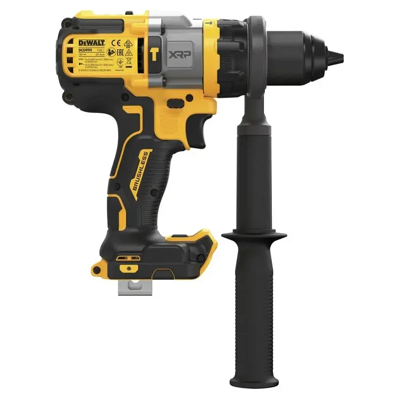 DCD999NT DeWALT aku bezuhlíková XRP příklepová vrtačka 18V, XR FLEXVOLT Advantage, samostatný stroj