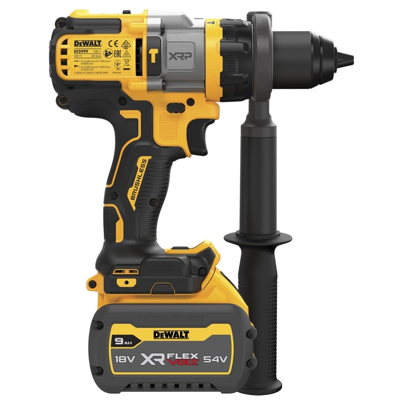 DCD999X1 DeWALT aku bezuhlíková XRP příklepová vrtačka 18V 1x 9,0Ah, XR FLEXVOLT Advantage