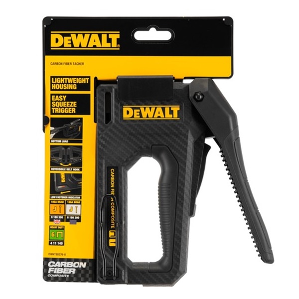 DWHT80276-0 DeWalt Univerzální sponkovačka z uhlíkových vláken 2 v 1