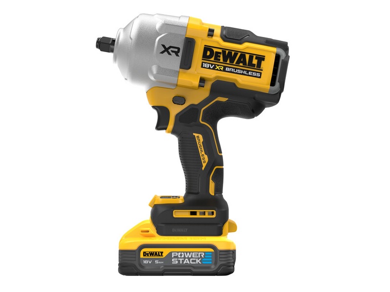 DCF961H2T DeWALT Aku bezuhlíkový rázový utahovák 1/2" 18V XR 5,0 Ah POWERSTACK