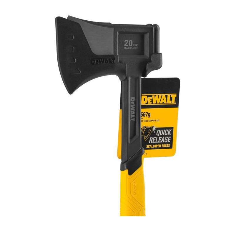 DWHT51387-0 DeWALT Jednodílná ocelová tábornická sekera 567g