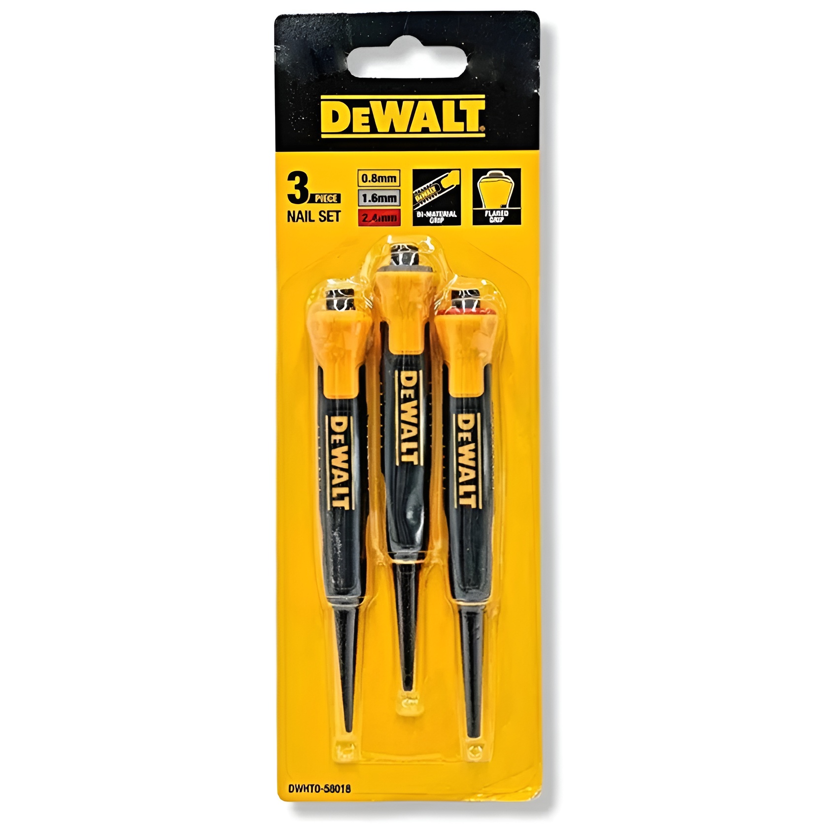 DWHT0-58018 DeWALT 3dílná sada průbojníků