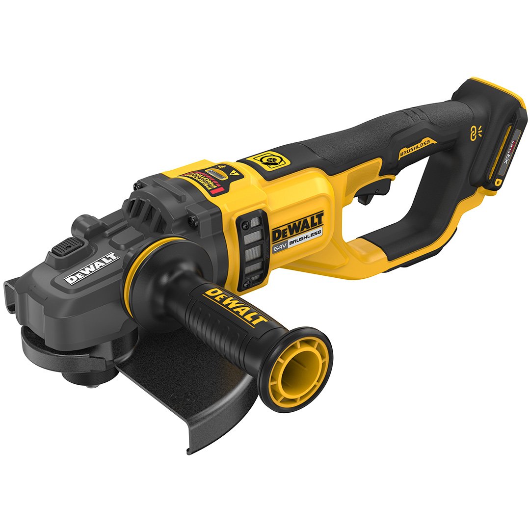 DCG460NK DeWALT Aku úhlová bruska 230mm, FLEXVOLT 54V, 3 000 W, samostatný stroj