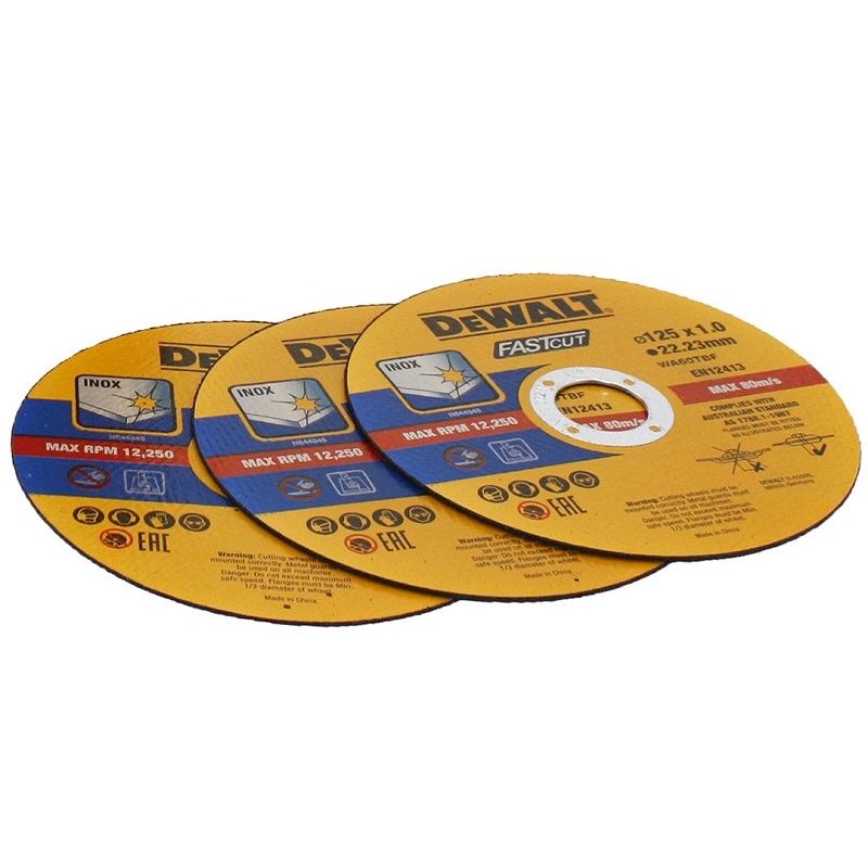 DT20540 DeWALT Řezný kotouč na nerez 125 x 1,0 mm, 100 ks
