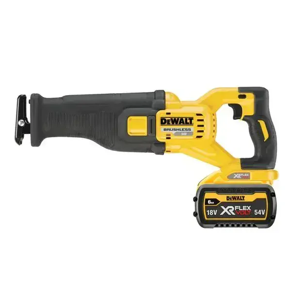 DCS389T2 DeWALT Aku mečová pila, bezuhlíková, 54V XR FLEXVOLT 2x 6.0Ah, v kufru TSTAK