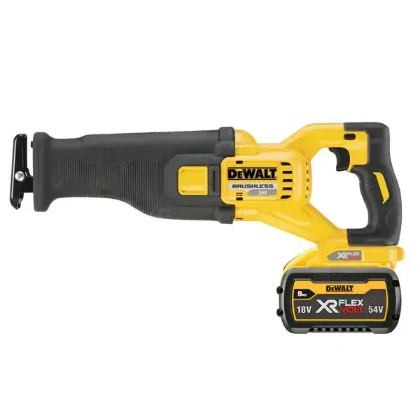 DCS389X2 DeWALT Aku mečová pila, bezuhlíková, 54V XR FLEXVOLT 2x 9.0Ah, v kufru TSTAK