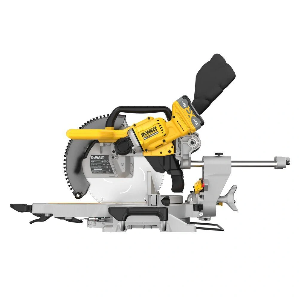 DCS782XW2 DeWALT Aku pokosová pila 18V, 2x 8,0 Ah XR Li-Ion
