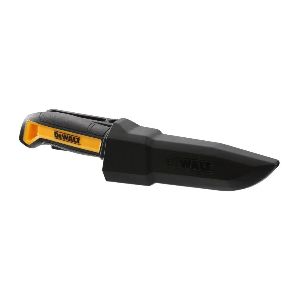 DWHT9-10354 DeWALT Řemeslnický nůž s pevným ostřím 90 mma plastovým pouzdrem na opasek