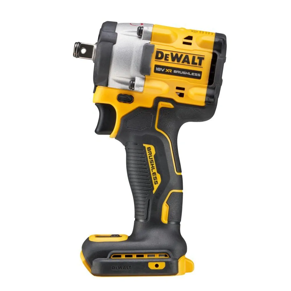 DCF921N DeWALT Bezuhlíkový rázový utahovák XR 18V, 1/2", 406Nm, samostatný stroj