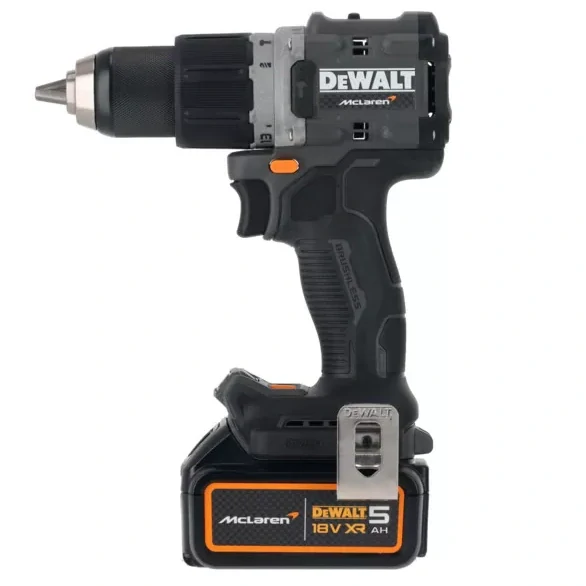 DeWalt DCD85MP2T Bezuhlíková aku příklepová vrtačka 18V 2x5,0Ah McLaren Design  limitovaná edice