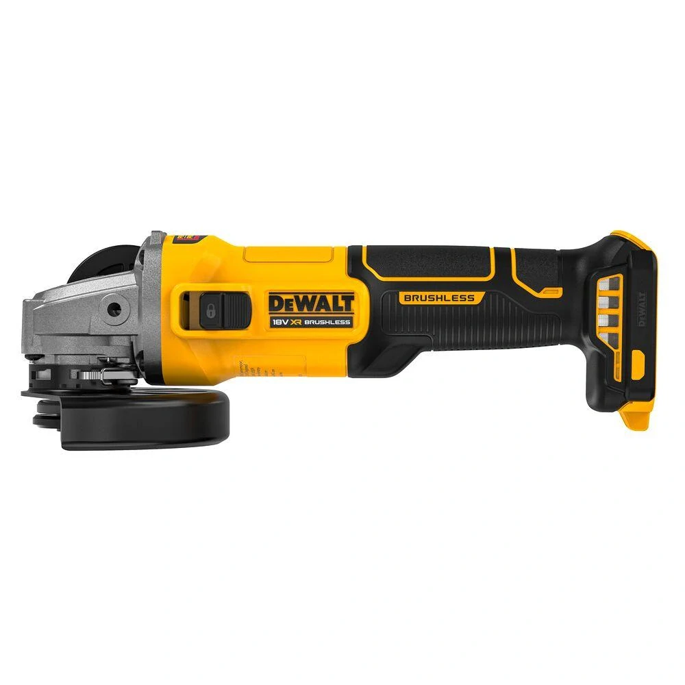 DCG407NT DeWALT Aku úhlová bruska 125 mm, 18V XR, kufr TSTAK, samostatný stroj