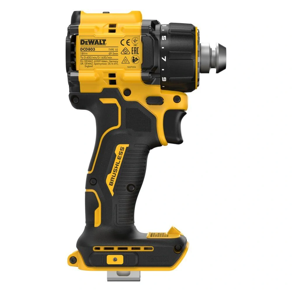 DCD803NT DeWALT Aku bezuhlíková vícehlavá vrtačka 18V XR (bez aku a nabíječky) 