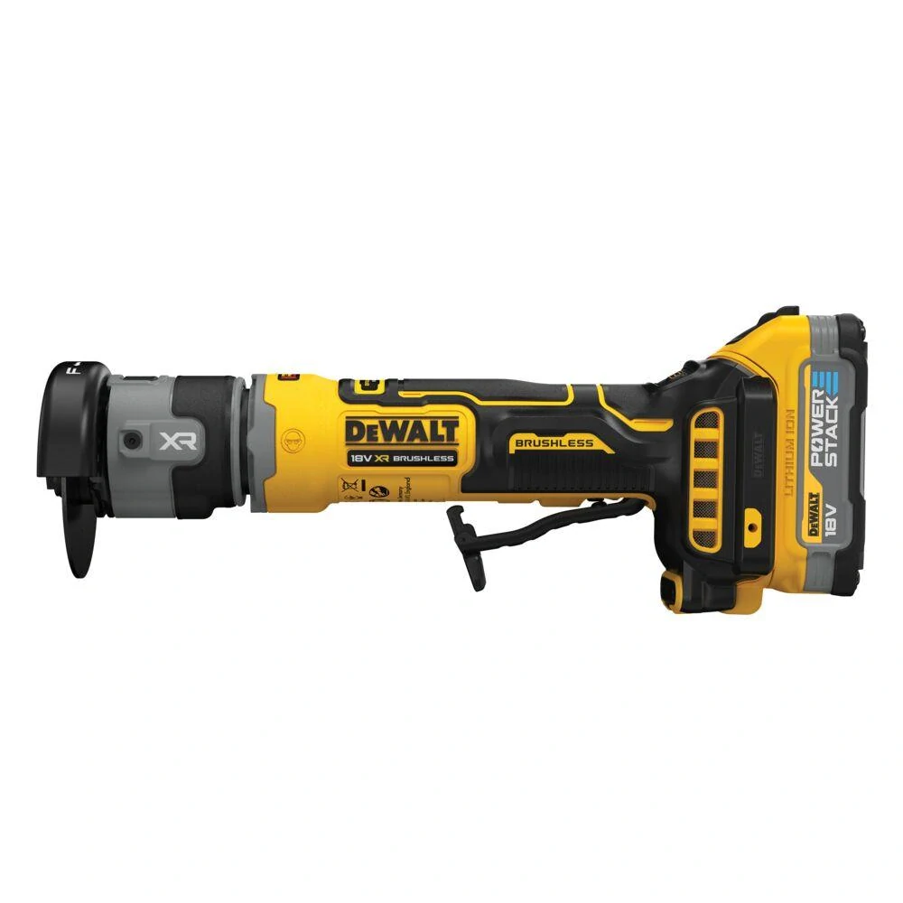 DCG430E2T Aku přímá bruska 18V 2x 1,7 Ah XR Li-Ion POWERSTACK TSTAK DeWALT