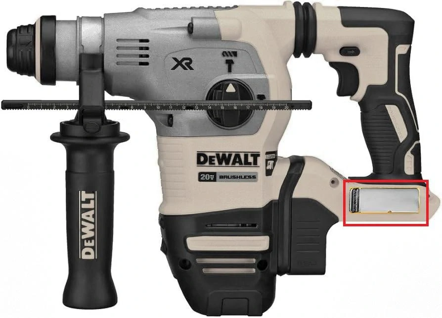 N461541 DeWALT originální náhradní boční háček / spona pro aku kladiva DCH273, DCH283, DCH333