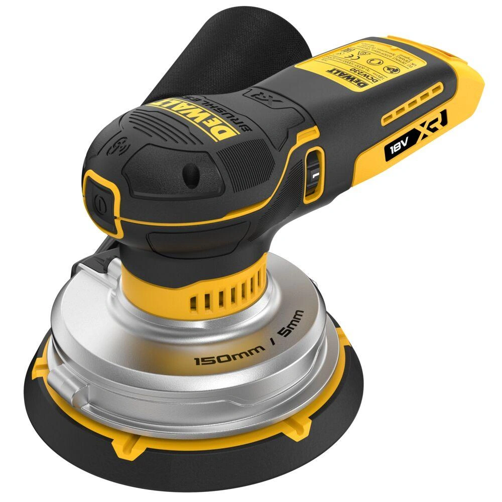 DCW230N DeWALT aku excentrická bruska 150 mm 18V XR, samostatný stroj