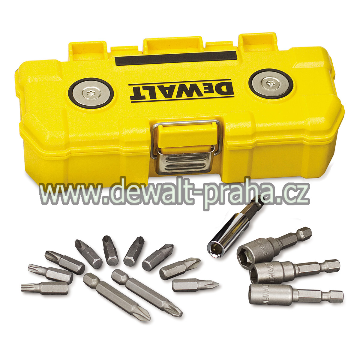 DT7918 DeWALT 15 dílná sada šroubovacích bitů v Mag Box