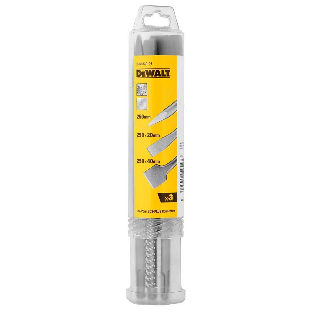 DT60330 DeWALT Sada sekáčů SDS plus 3ks
