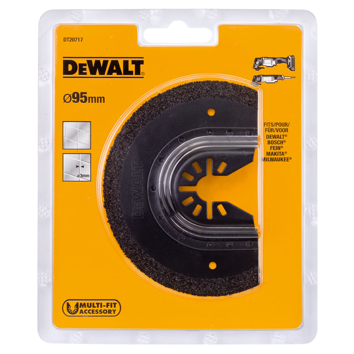 DT20717 DeWALT Karbidová čepel pro pro rychlé odstranění spár 3 mm