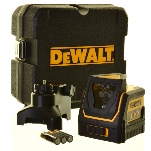 Samonivelační křížový laser , horizontální paprsek 360° DeWALT - DW0811