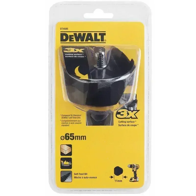 DT4585 DeWALT Vrták do dřeva - sukovník FORSTNER 65 mm