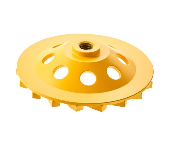 DWE4257KT DeWALT úhlová bruska 125mm set na broušení betonu,regulace otáček