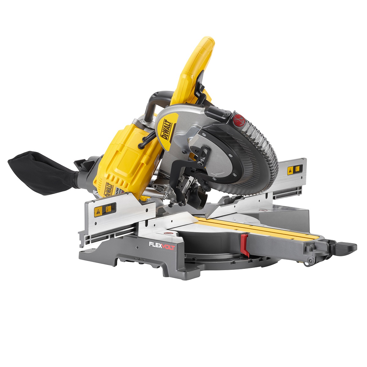 DHS780T2A DeWALT Pokosová pila 305 mm, AC/DC 2x 6,0Ah FLEXVOLT