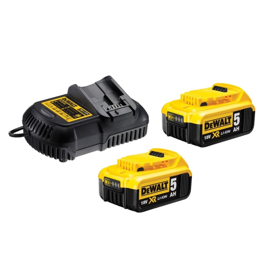 DCF622P2 DeWALT Aku bezuhlíkový šroubovák na TEX šrouby 18V 2x Li-Ion 5,0Ah, v kufru TSTAK