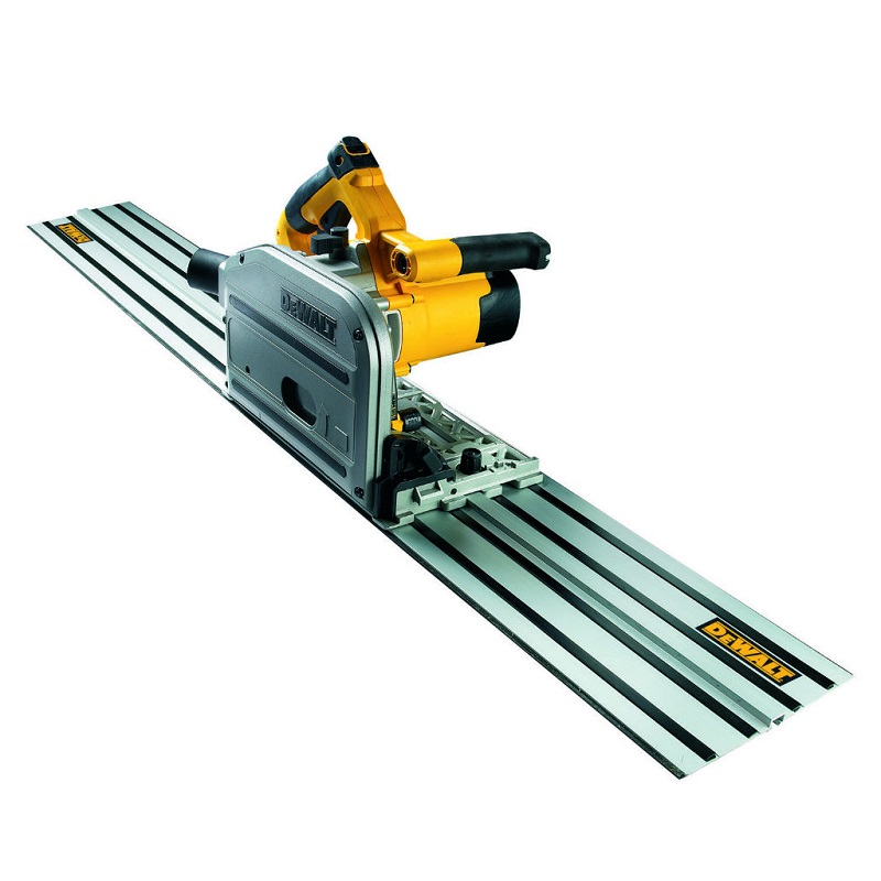 DWS520KTR DeWALT ponorná kotoučová pila 59 mm s 1,5m Vodící lištou DWS5022