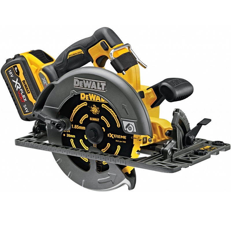 DCS579X2 DeWALT Aku kotoučová pila FlexVolt 54V 2x 9,0Ah, TSTAK