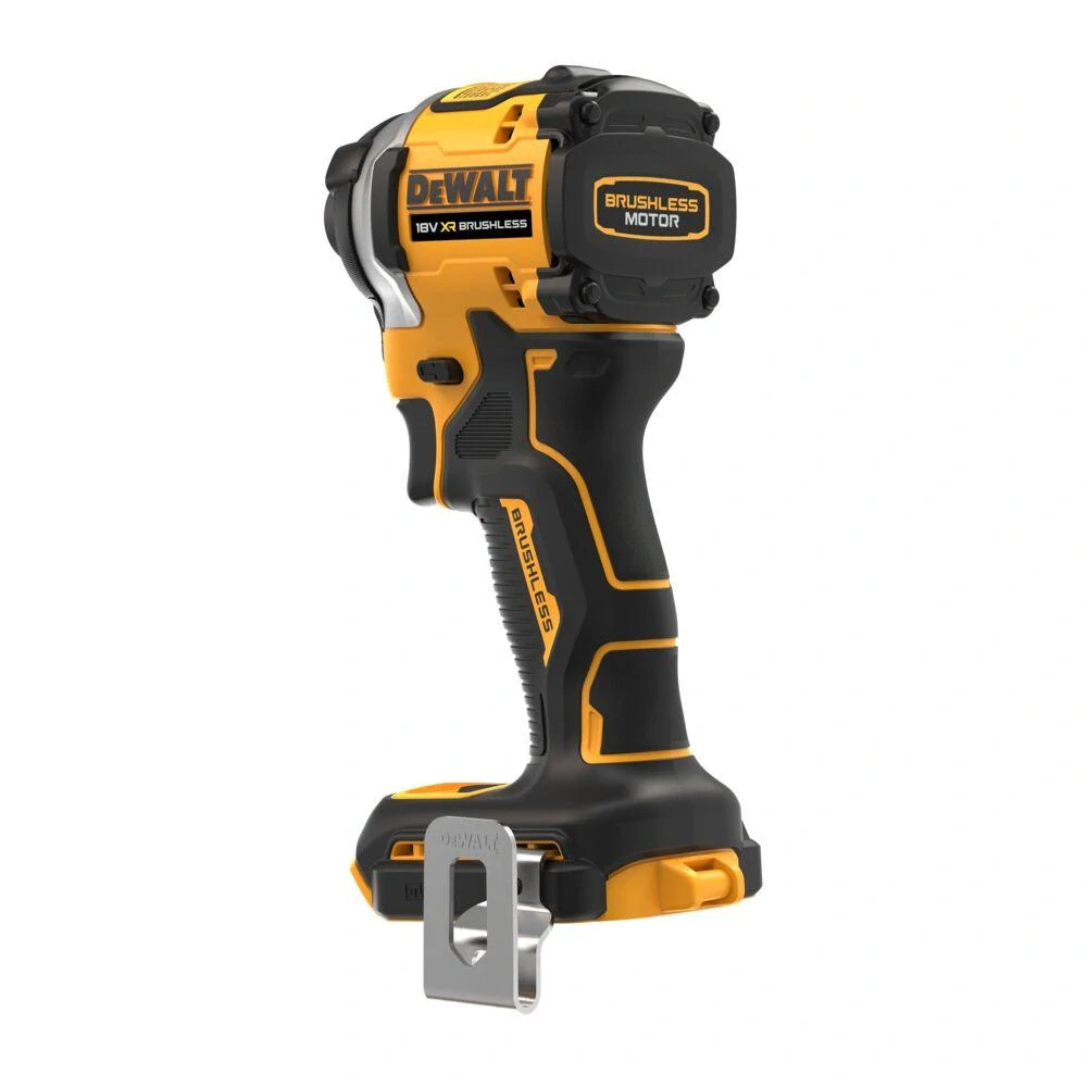 DCF850N DeWALT Aku bezuhlíkový rázový utahovák 1/4 18V, samostatný stroj