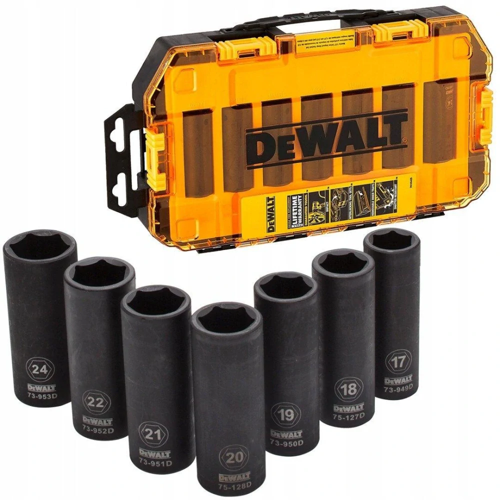 Dewalt DWMT74737-0 7 dílna sada prodloužených rázových hlavic 1/2"