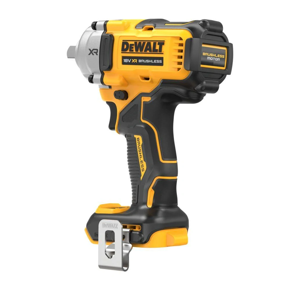 DCF892N DeWALT AKU bezuhlíkový rázový utahovák XR 18V, 813Nm, samostatný stroj