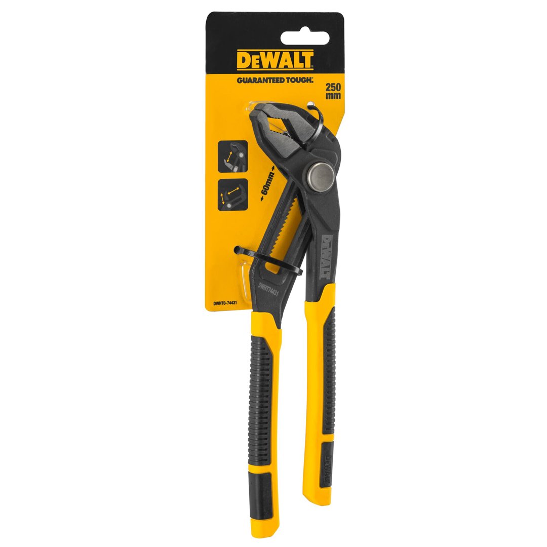 DWHT0-74431 DeWALT Siko kleště 250 mm s tlačítkovou pojistkou