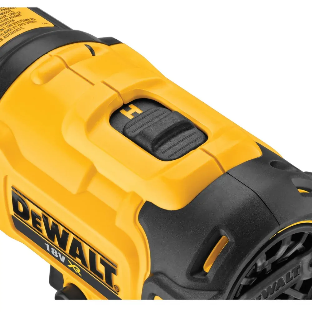 DCE530NT DeWalt Aku horkovzdušná pistole 18V, samostatný stroj v kufru TSTAK