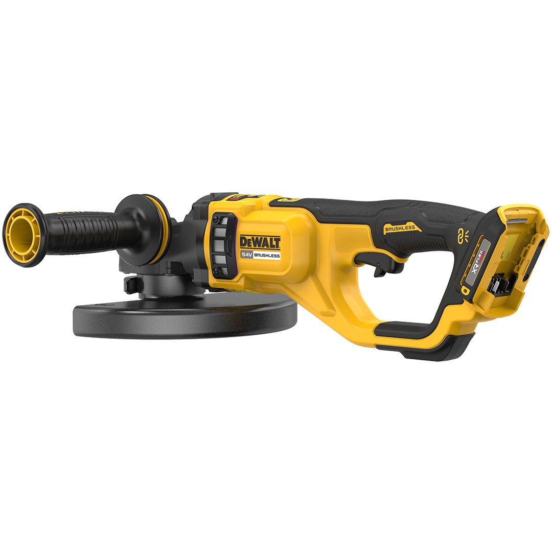 DCG460NK DeWALT Aku úhlová bruska 230mm, FLEXVOLT 54V, 3 000 W, samostatný stroj