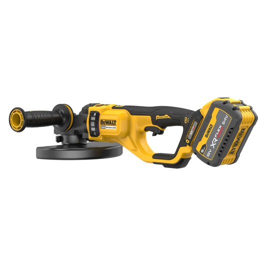 DCG460X2 DeWALT Aku úhlová bruska 230mm, FLEXVOLT 54V 2x9,0 Ah, 3 000 W